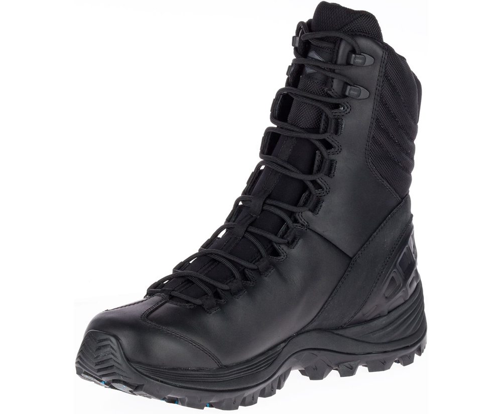 Kozaki Merrell Męskie Czarne - Thermo Rogue Tactical Waterproof Ice+ - 962735-UBG